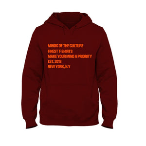 Minds of the Culture Hoodie (Burgundy)